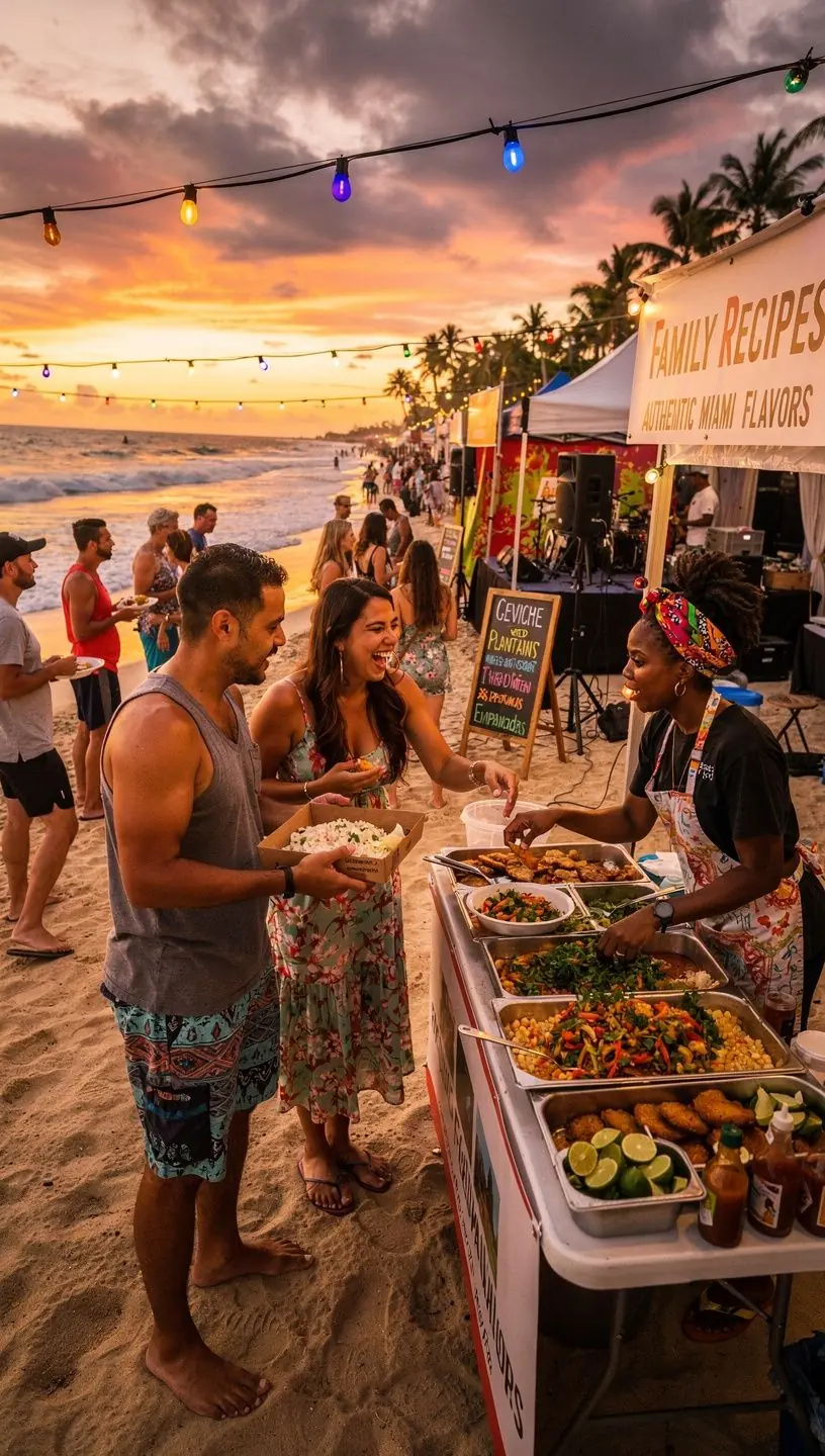 Sprzedawca prezentujący swoje wyroby rzemieślnicze na rynku.