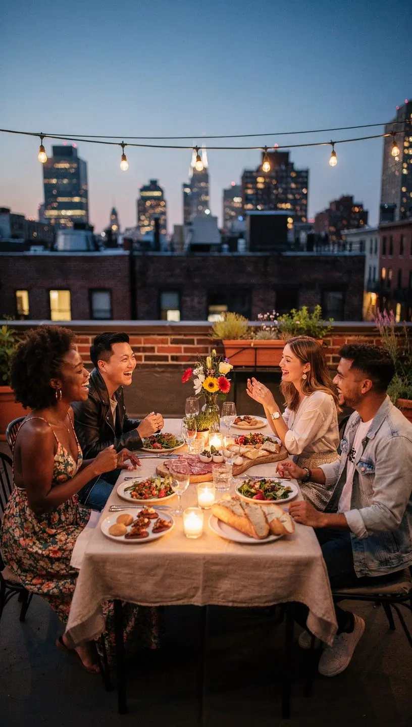 Uśmiechnięta para próbująca lokalnych przysmaków podczas wycieczki.